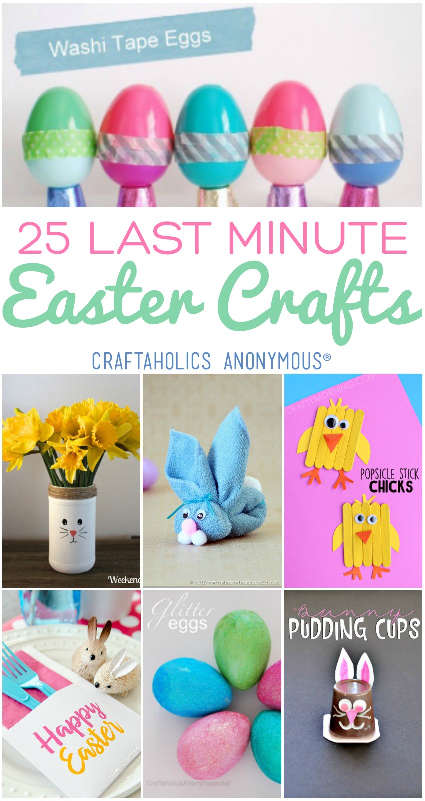 25 Last Minute Easter Crafts