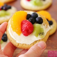 Sugar Cookie Fruit Tarts
