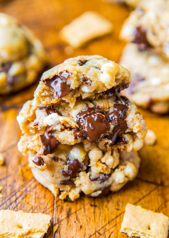 S'mores Chocolate Chip Cookies