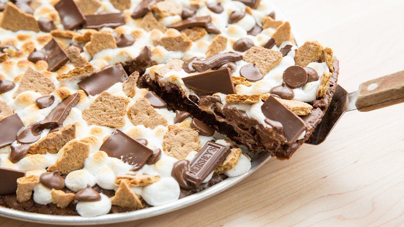 S'mores Brownie Pie