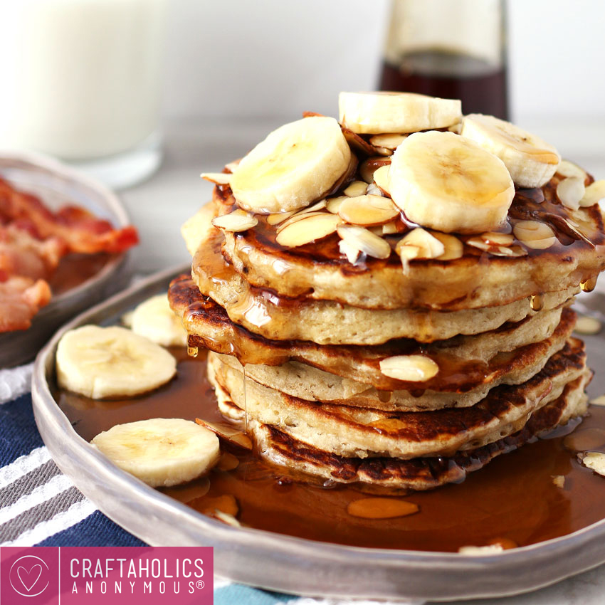 Banana Almond Pancakes Recipe