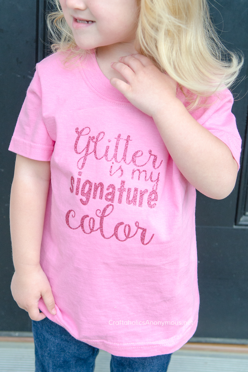 glitter-signature-color-DIY-shirt