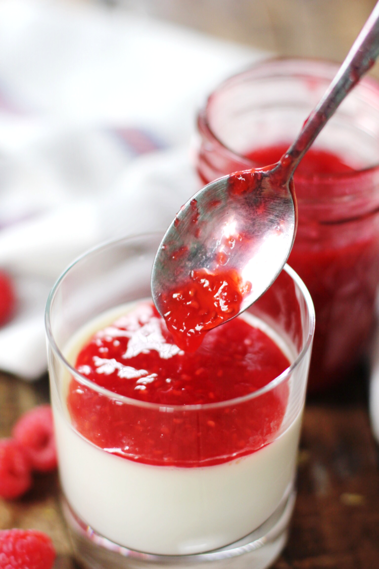 no bake vanilla panna cotta