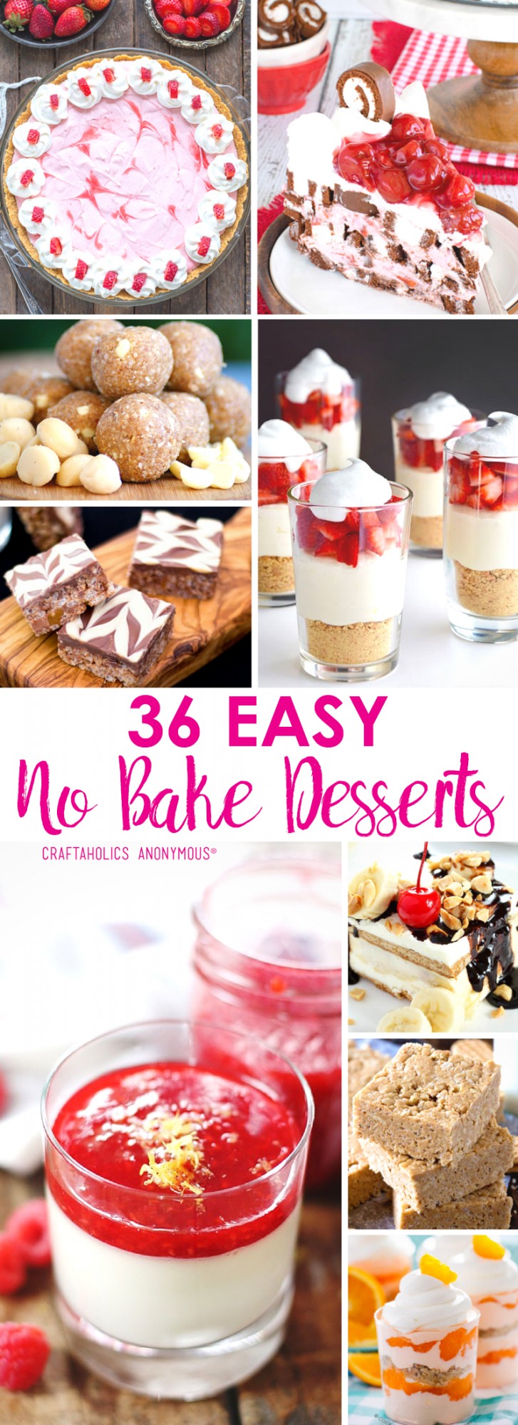 36 Easy No Bake Desserts - Craftaholics Anonymous®