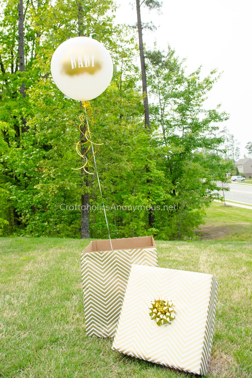 Baby Announcement idea - simple, easy, fun Baby Announcement idea - simple, easy, fun