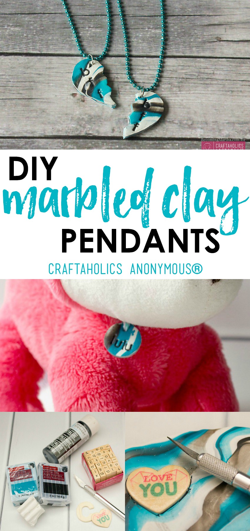 DIY Marbled Pendant Tutorial