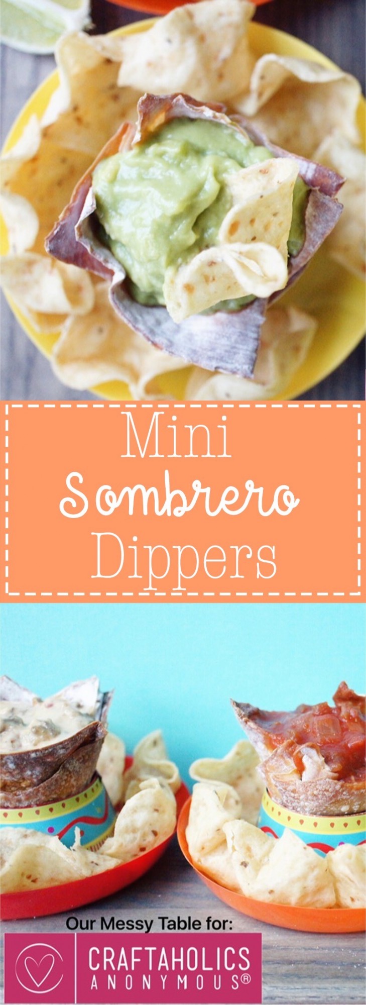 Add these fun Mini Sombrero Dippers to your next Mexican fiesta!