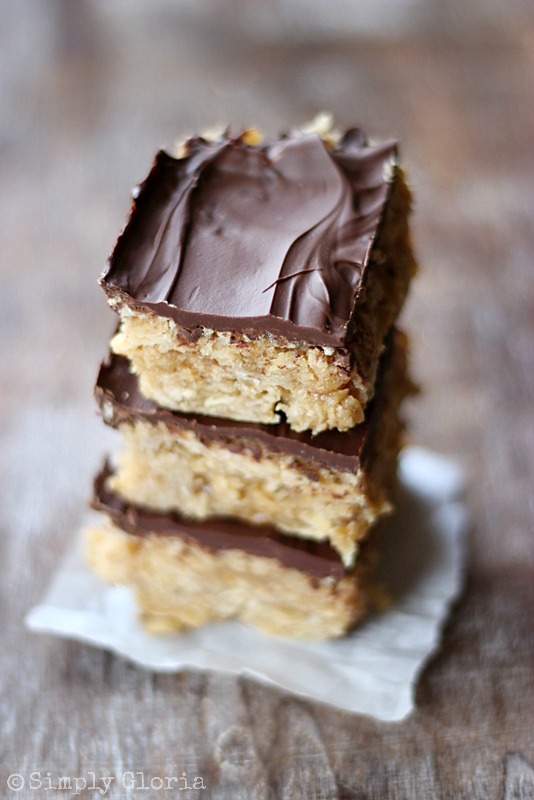 no bake oatmeal peanut butter bars