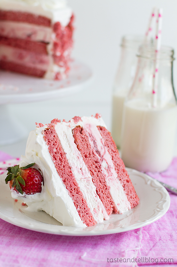 strawberry milkshake ice cream cake Fruity Ice Creams 12