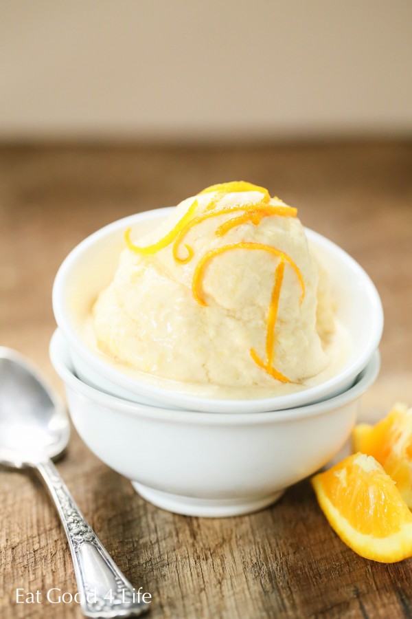 vegan orange creamsicle ice cream Fruity Ice Creams 3