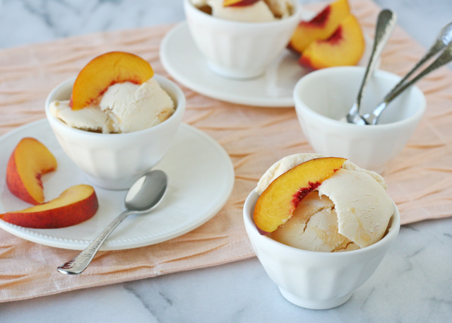 homemade peach ice cream Fruity Ice Creams 5