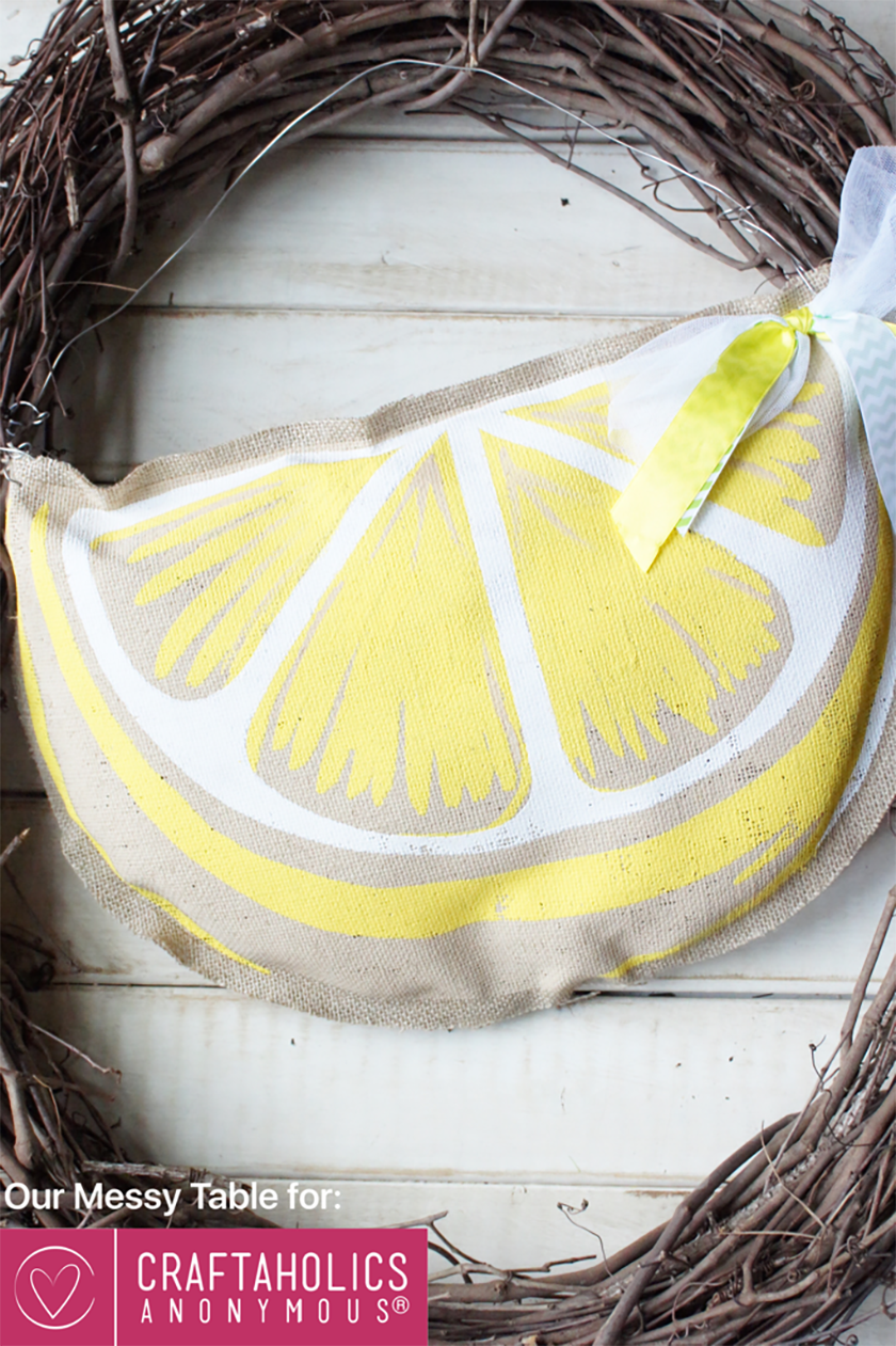 lemonade wreath