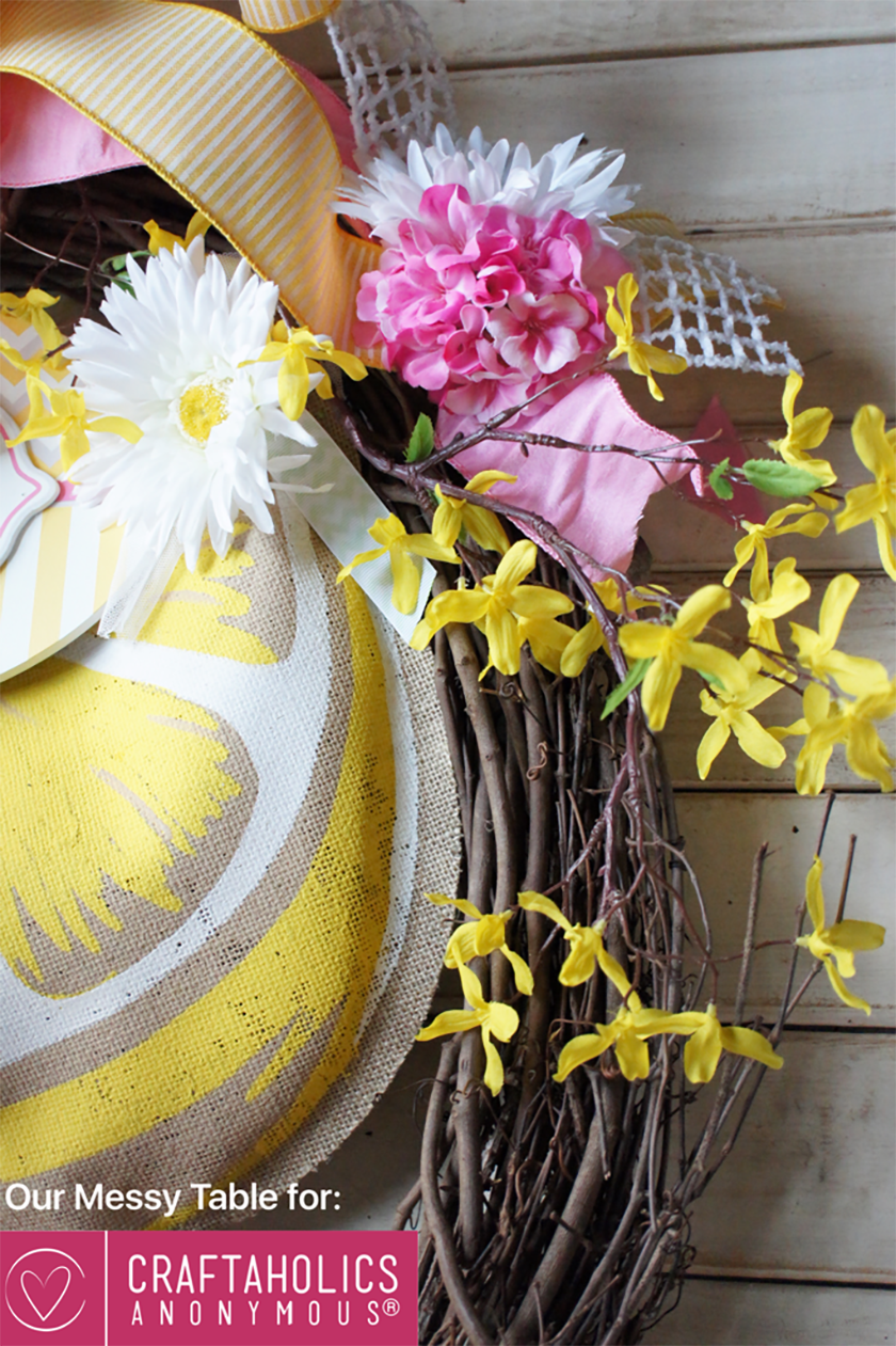 summer lemonade wreath