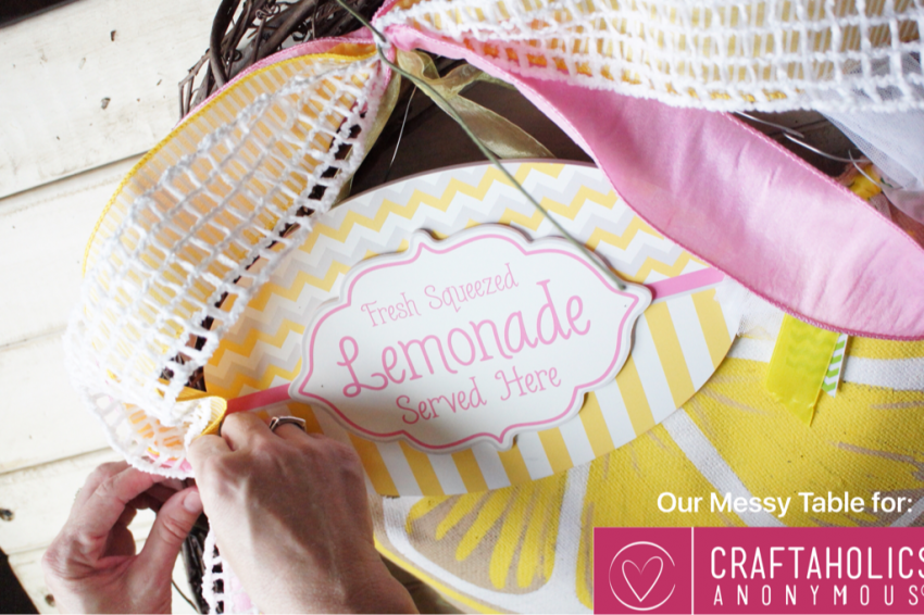 simple summer wreath