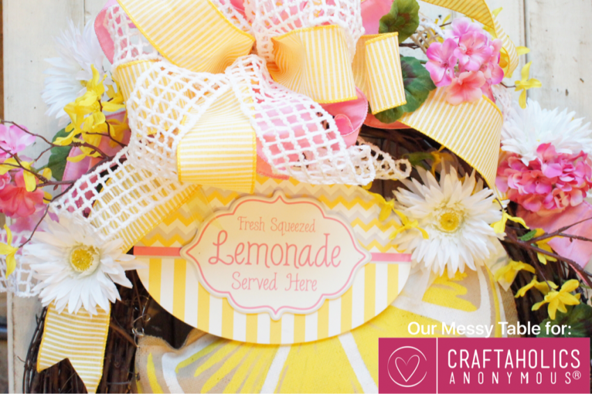 lemonade wreath
