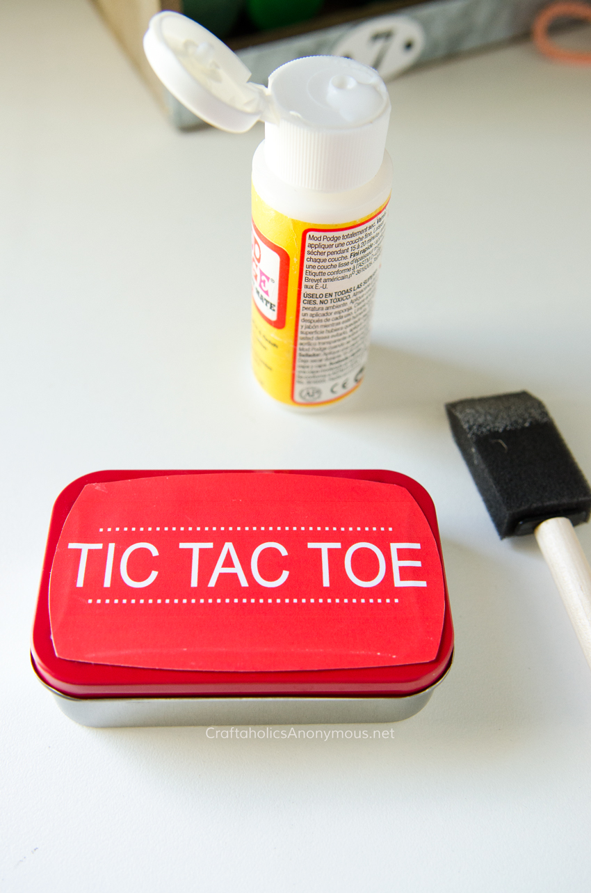 Fun Altoids craft idea :: Travel Tic Tac Toe with free printables