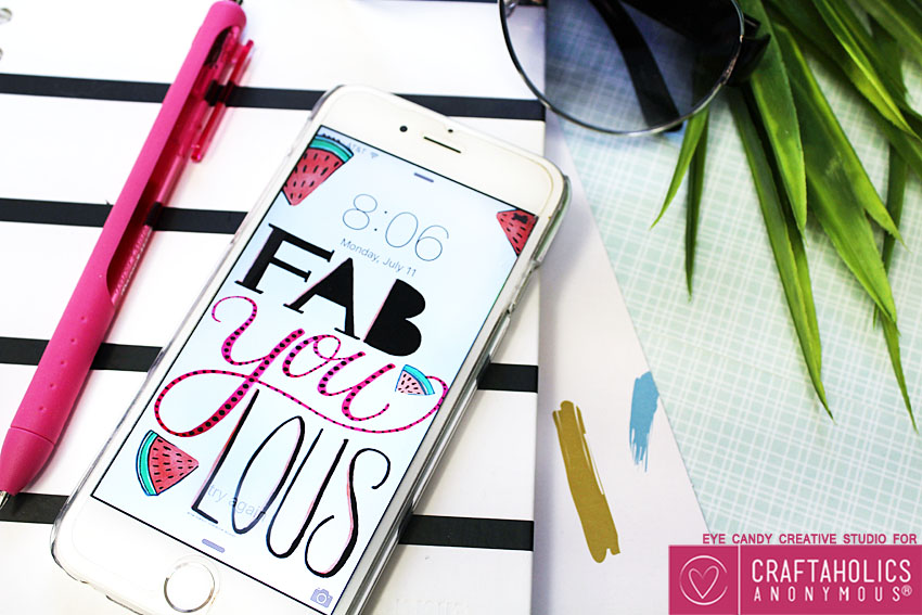 fabYOUlous cell phone wall paper