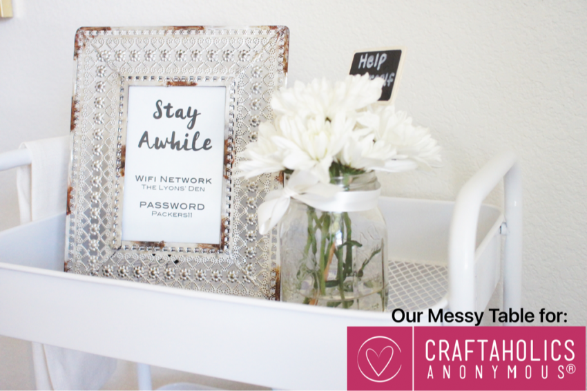 framed wifi password tips for having guests