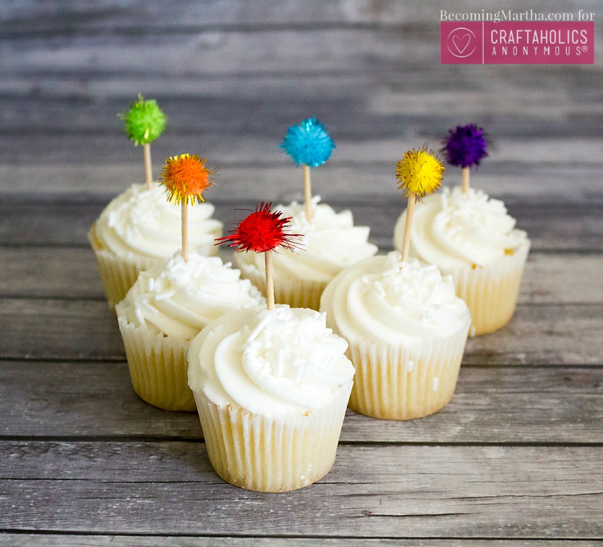 easy inexpensive cupcake toppers