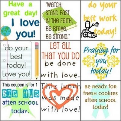 lunch box notes 14