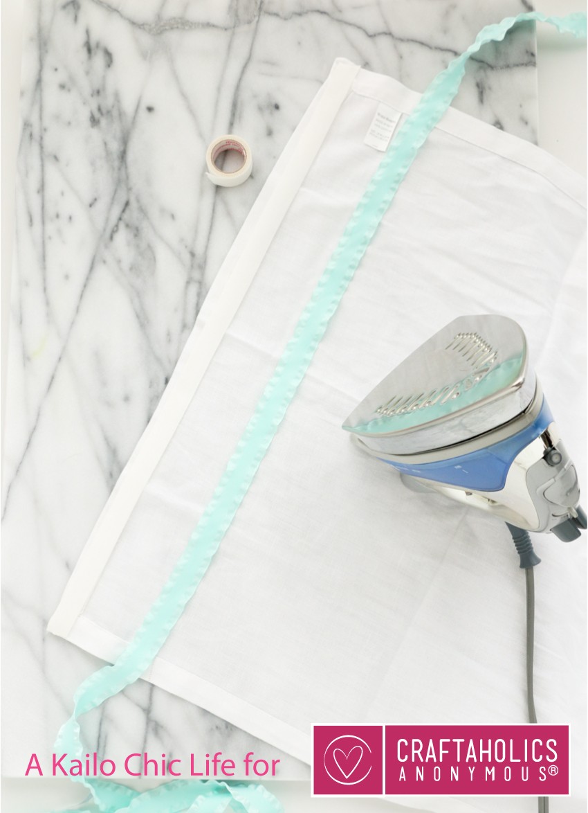 no sew apron tutorial