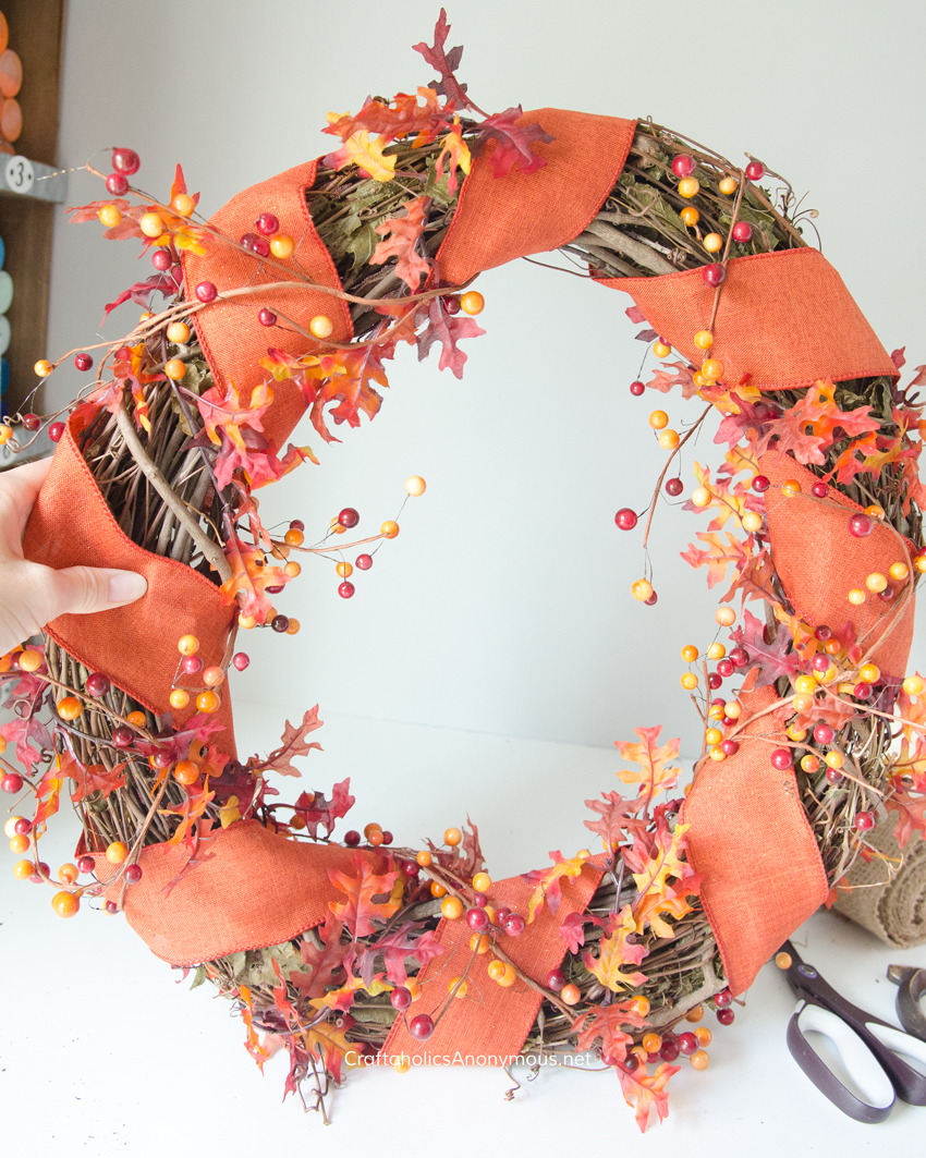 DIY Fall Wreath tutorial