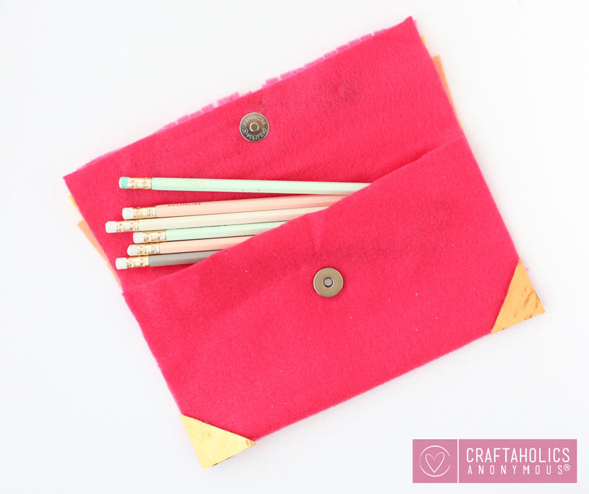 fringe pencil case