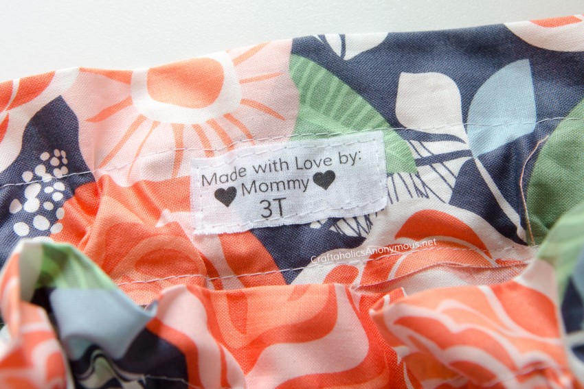 DIY Fabric Labels tutorial