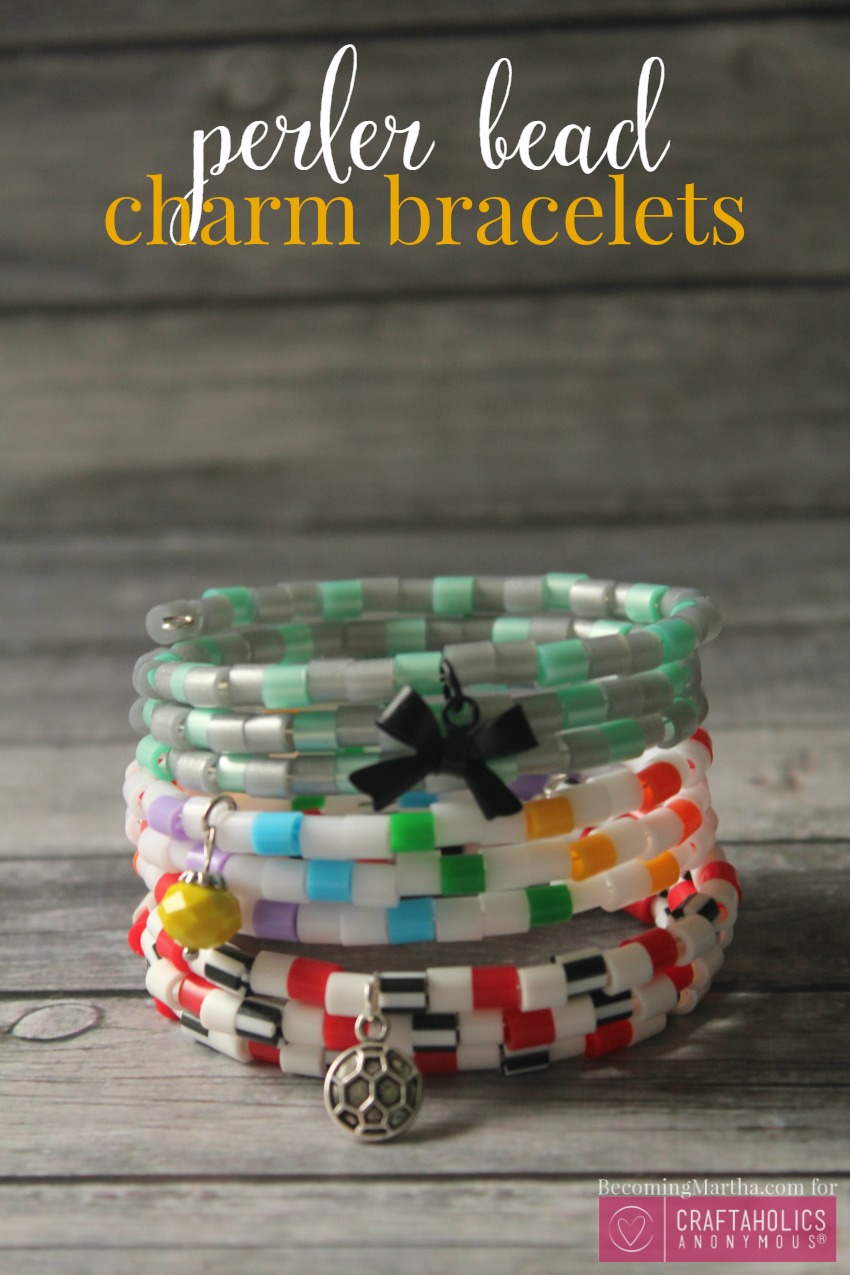 perler bead charm bracelets