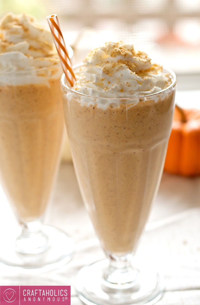 fall drinks pumpkin pie milkshake