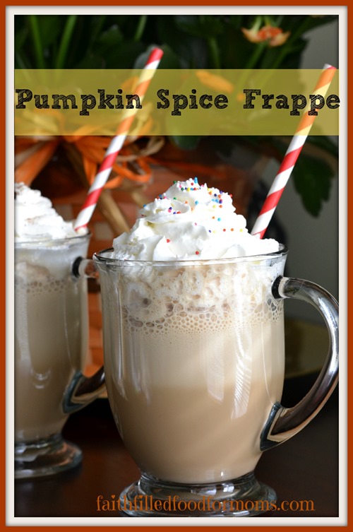 Pumpkin Spice Frappe