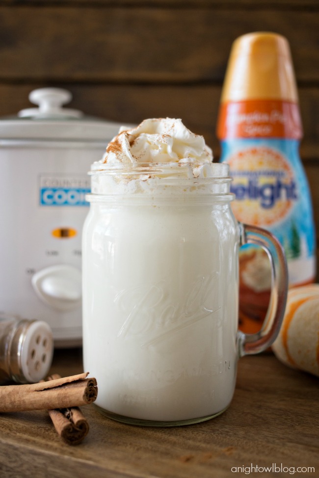 Pumpkin Spice White Hot Chocolate
