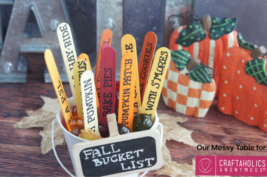 diy fall bucket list