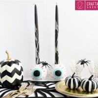 Spooky Eyeball Candle Holders