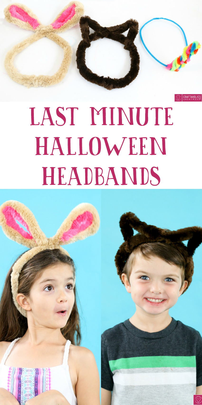 Last Minute Halloween Costumes! Easy DIY Costumes or a fun Halloween craft for your kids! craftaholicsanonymous.net