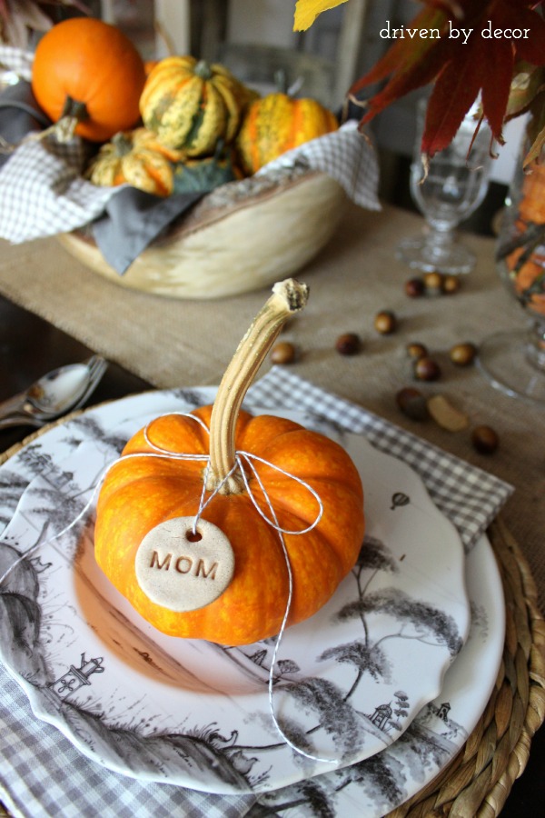 fall tablescape