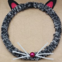 Cat Halloween Wreath