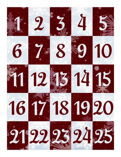 christmas advent calendar countdown ideas