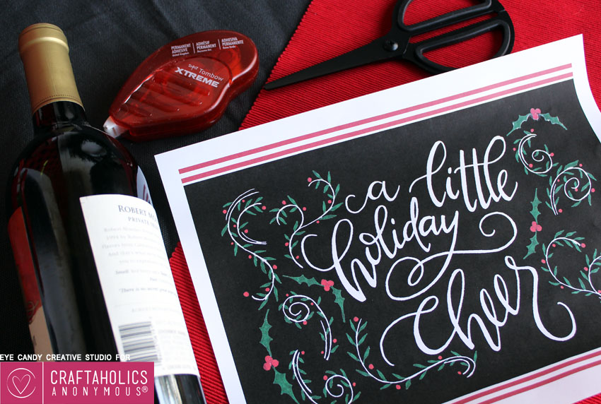 easy holiday hostess gift printable