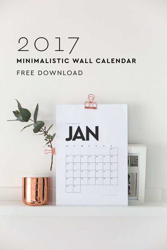 free printable 2017 calendars 