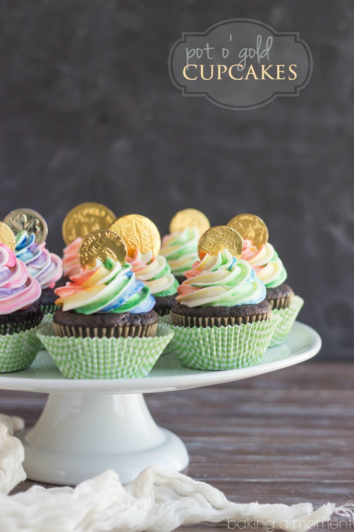 6 St. Patrick's Day Cupcakes Baking a Moment