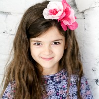 Delicate Crepe Paper Flower Headband