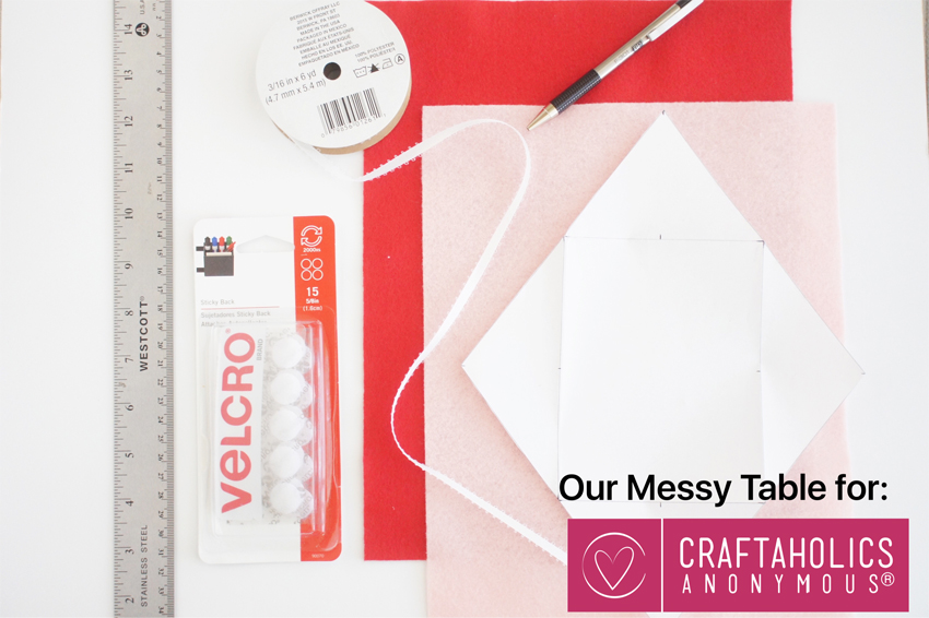 supplies for felt envelope