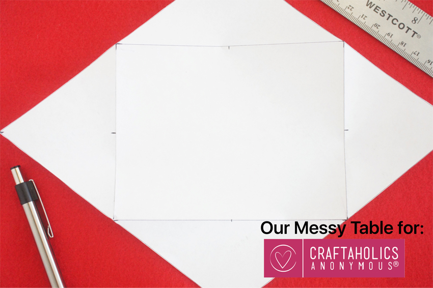 valentines day envelope stencil