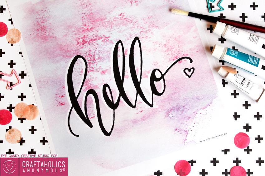 Free Valentine's Printable Hello Art Print