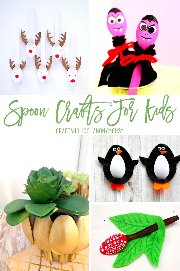 Easy Spoon Crafts Plastic Spoon Crafts for Kids and Adults