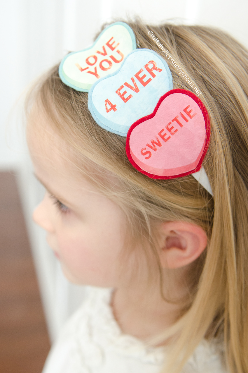 DIY Valentine Headband tutorial