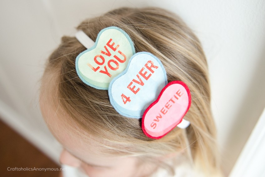 Valentine Conversation Hearts craft idea || Valentine's Day crafts