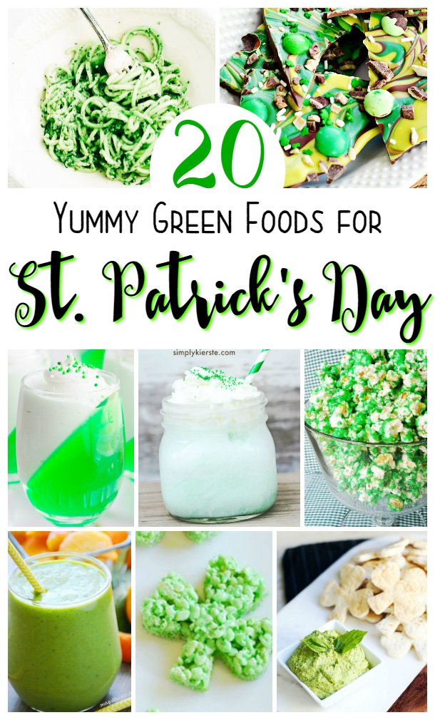 St Patricks Day Green Foods - Green Foods for St. Patrick's Day Parties