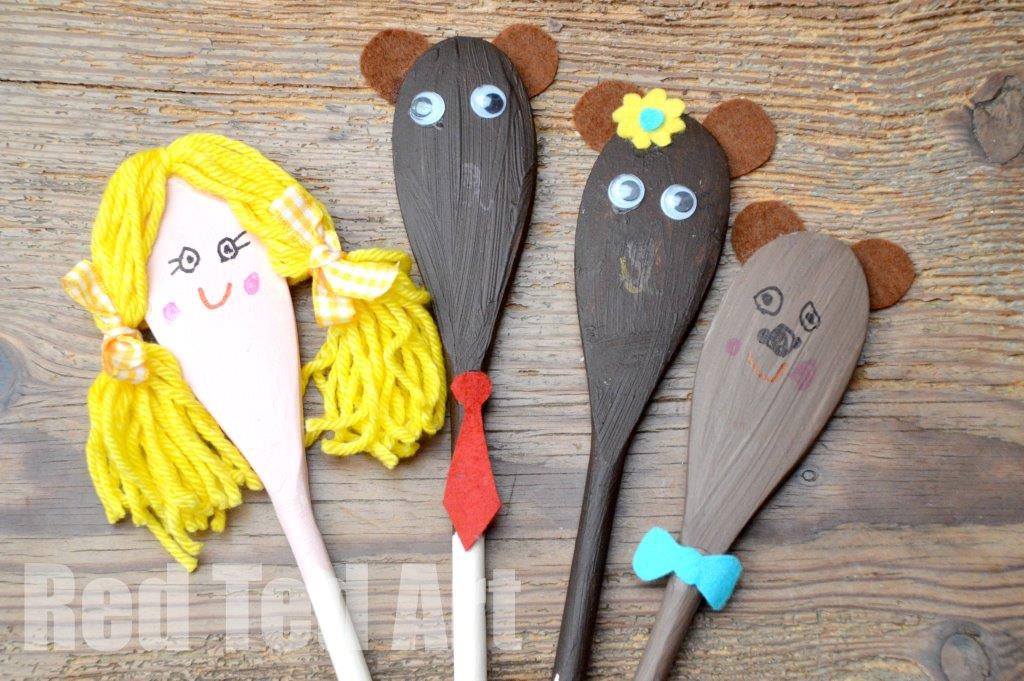 crafts with plastic spoons and wooden spoons